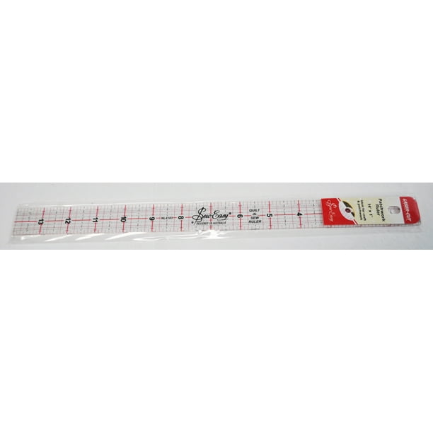 SewEasy Patchwork Quilt and Craft Ruler 14/" x 1/"